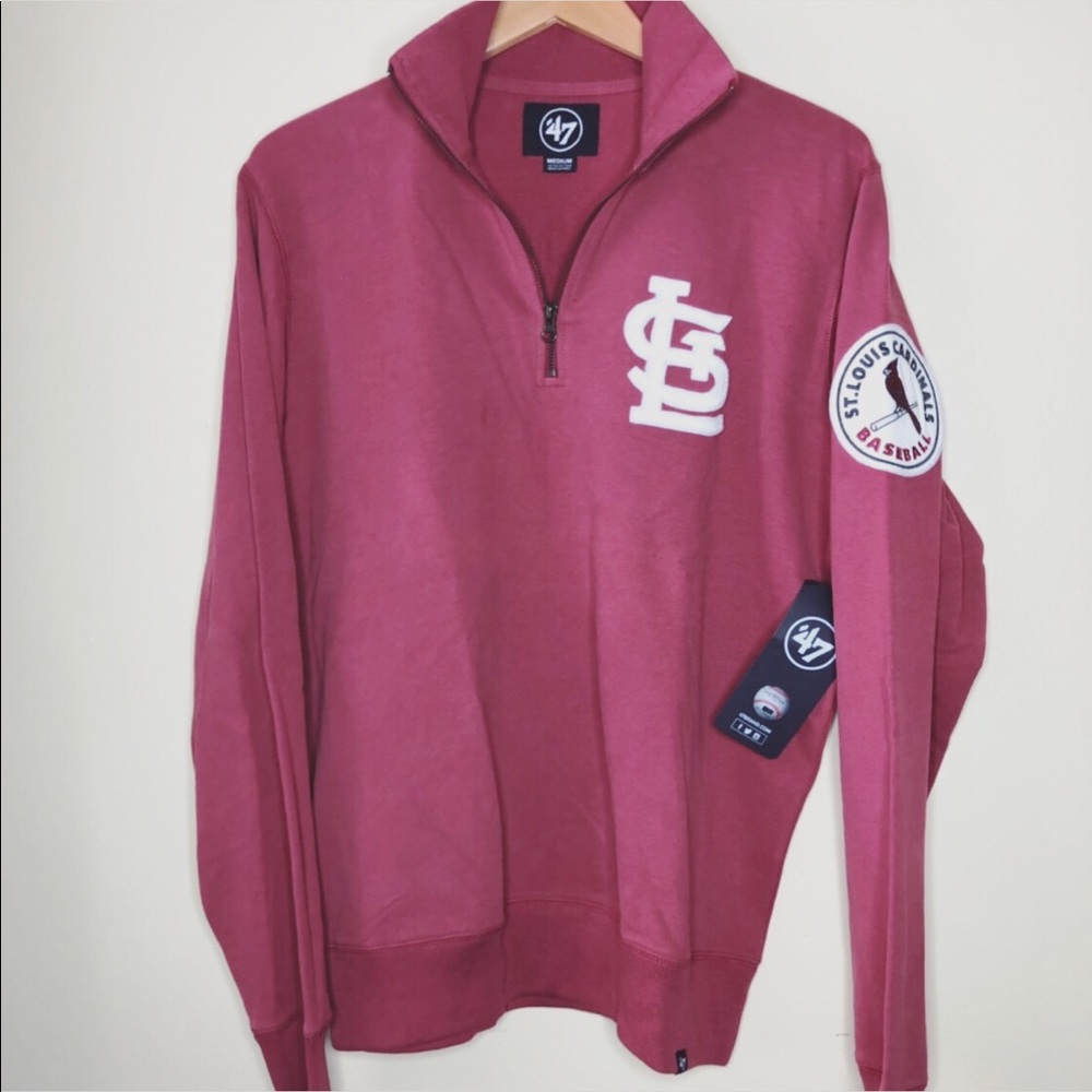 NWT '47 St. Louis Cardinals 1/4 Zip Sweatshirt